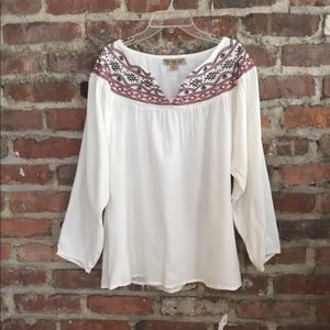 Vintage America Embroidered Top